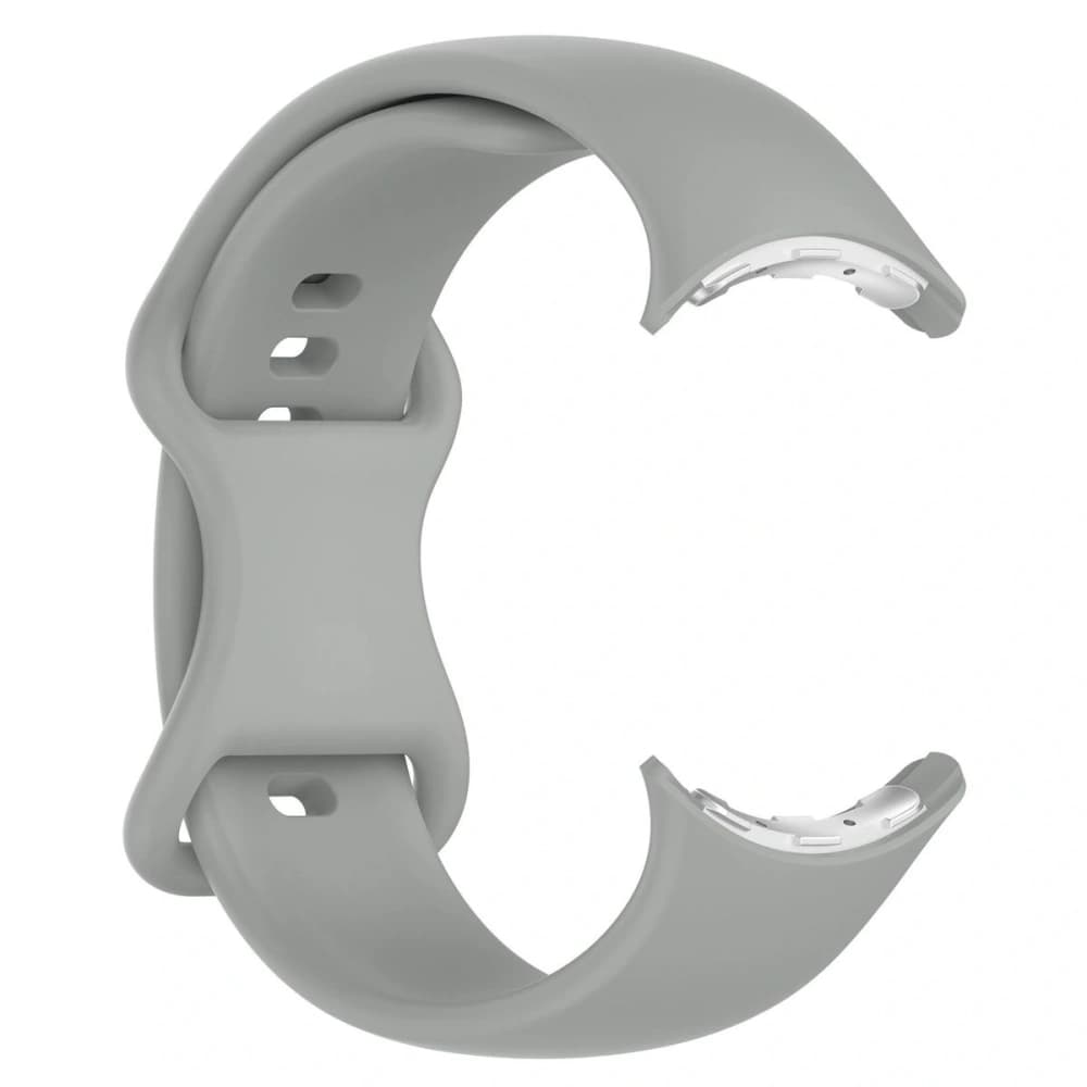 Bizon Armband Uhr Silikon Google Pixel Uhr 3/Uhr 2/Uhr 1 41mm grau - 4