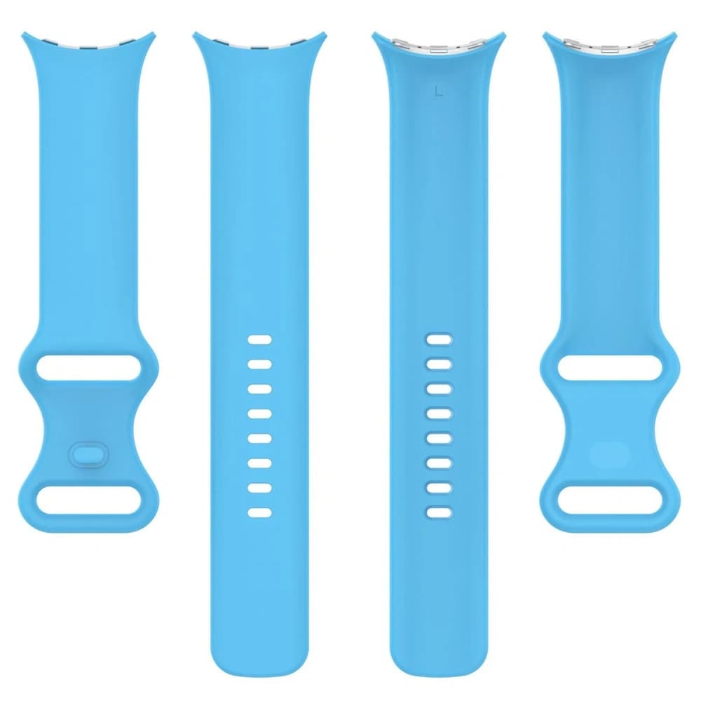 Bizon Armband Uhr Silikon Google Pixel Uhr 3/Uhr 2/Uhr 1 41mm blau - 5