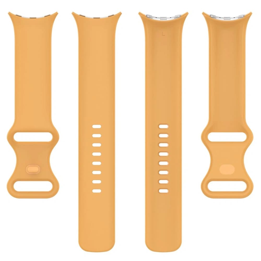 Bizon Strap Watch Silicone Google Pixel Watch 4 / 3 / 2 / 1 41mm yellow - 5