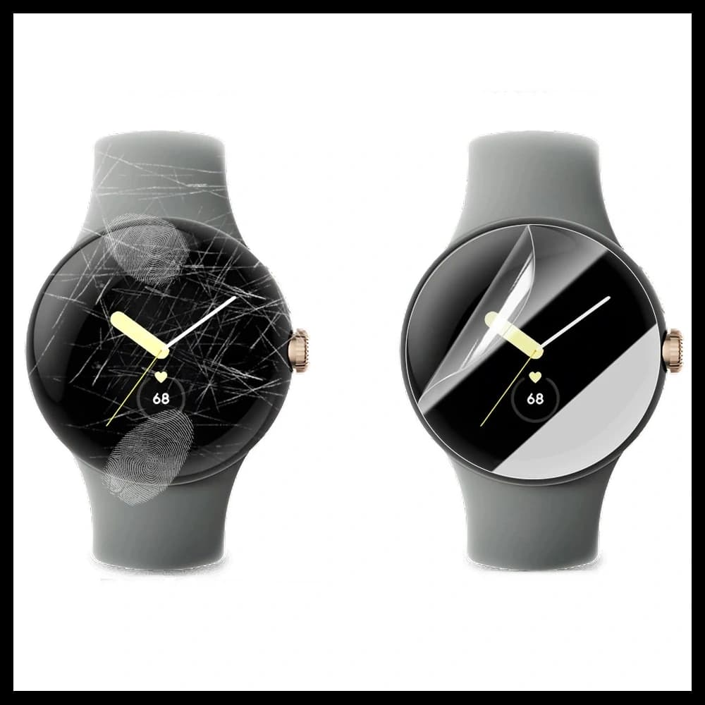 Bizon Glass Watch Hydrogel Google Pixel Watch 3 41 mm [2 PACK] - 4