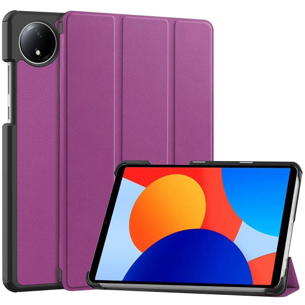 Bizon Case Tab Croc Xiaomi Redmi Pad SE 8.7 dunkel lila - 1