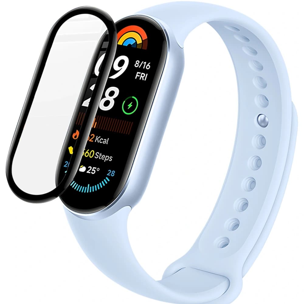 Bizon Glass Watch Edge Hybrid Xiaomi Smart Band 9 / 9 NFC schwarz - 2