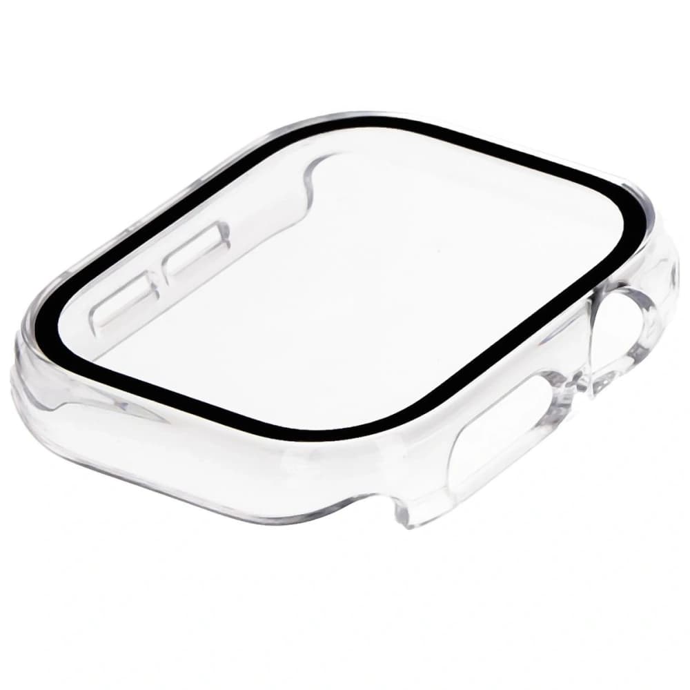 Bizon Case+Glass Uhr Apple Uhr 10 42mm klar - 6