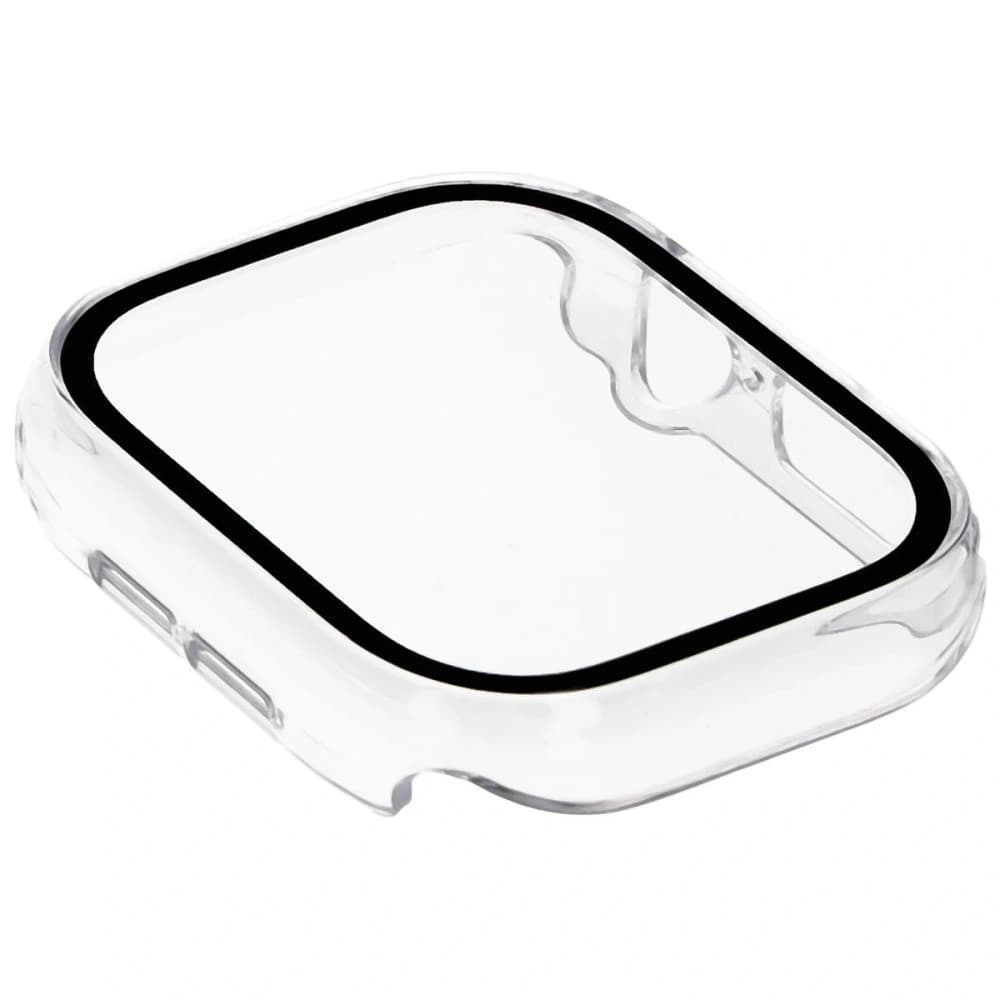 Bizon Case+Glass Uhr Apple Uhr 10 42mm klar - 7