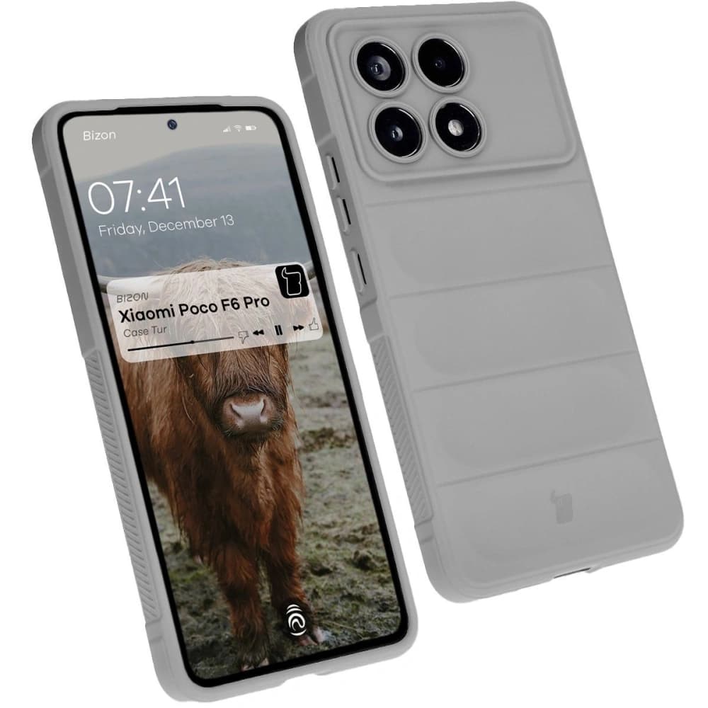 Bizon Case Tur Xiaomi Poco F6 Pro light grey - 1