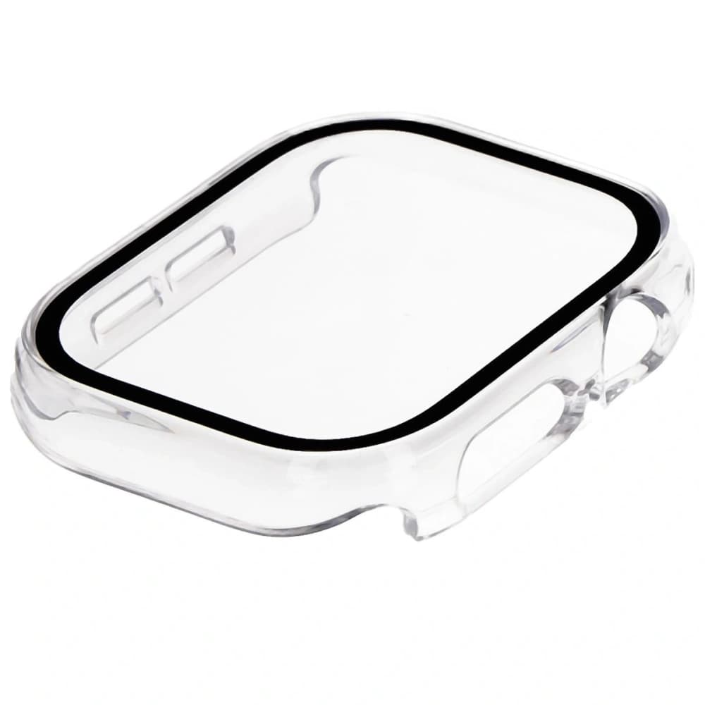 Bizon Case+Glass Uhr Apple Uhr 10 46mm klar - 5