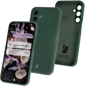 Bizon Soft Case Samsung Galaxy M35 5G dark green