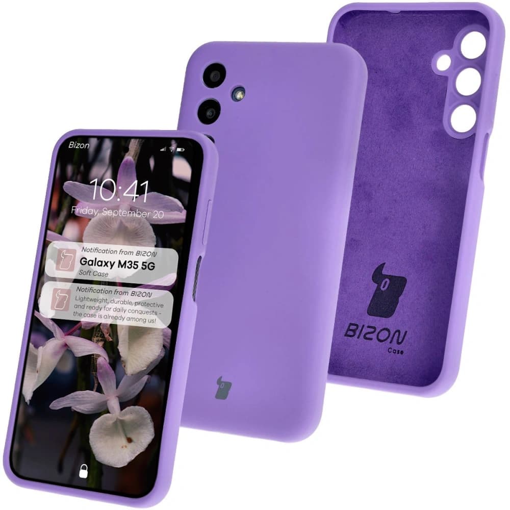 Bizon Soft Case Samsung Galaxy M35 5G purple - 1