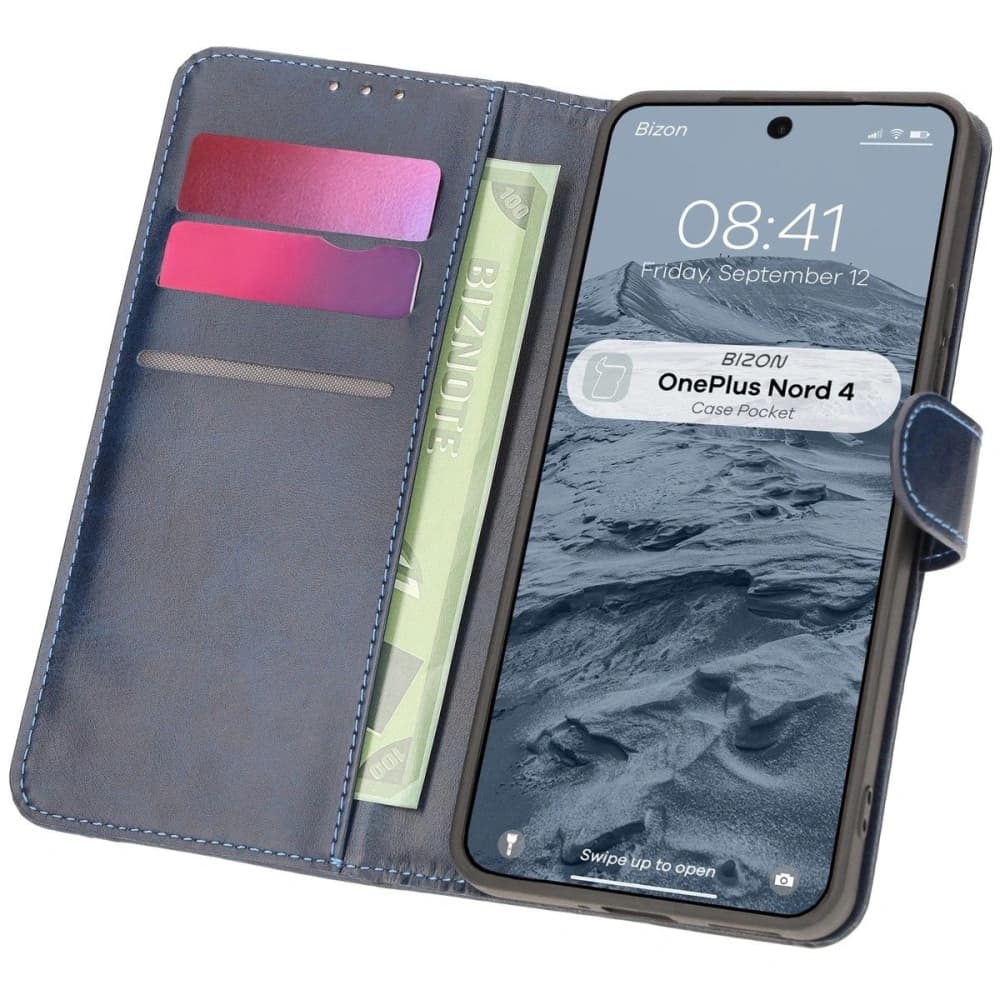 Bizon Case Pocket OnePlus Nord 4 navy blau - 1