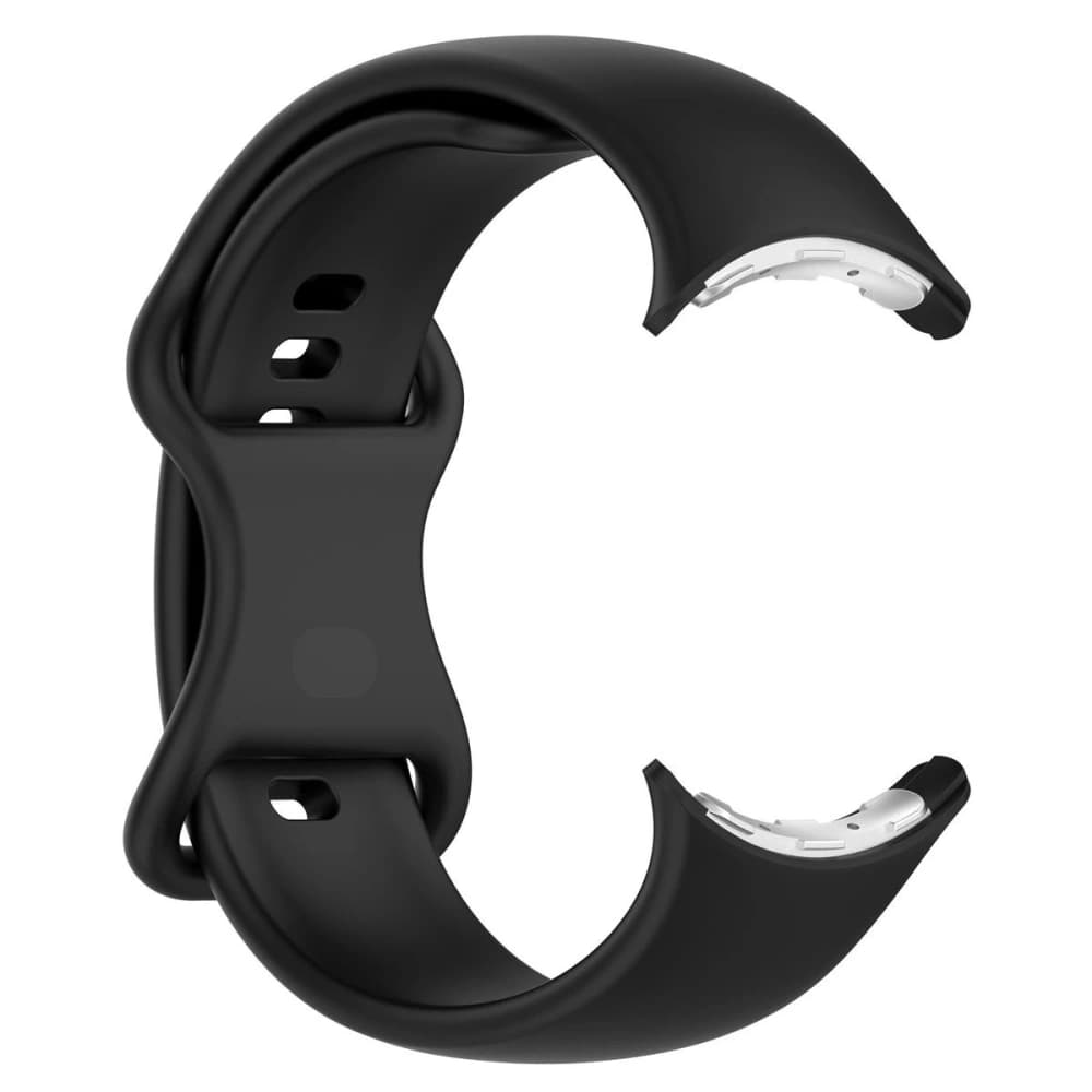 Bizon Strap Uhr Silikon Google Pixel Uhr 3 (45mm) schwarz - 5