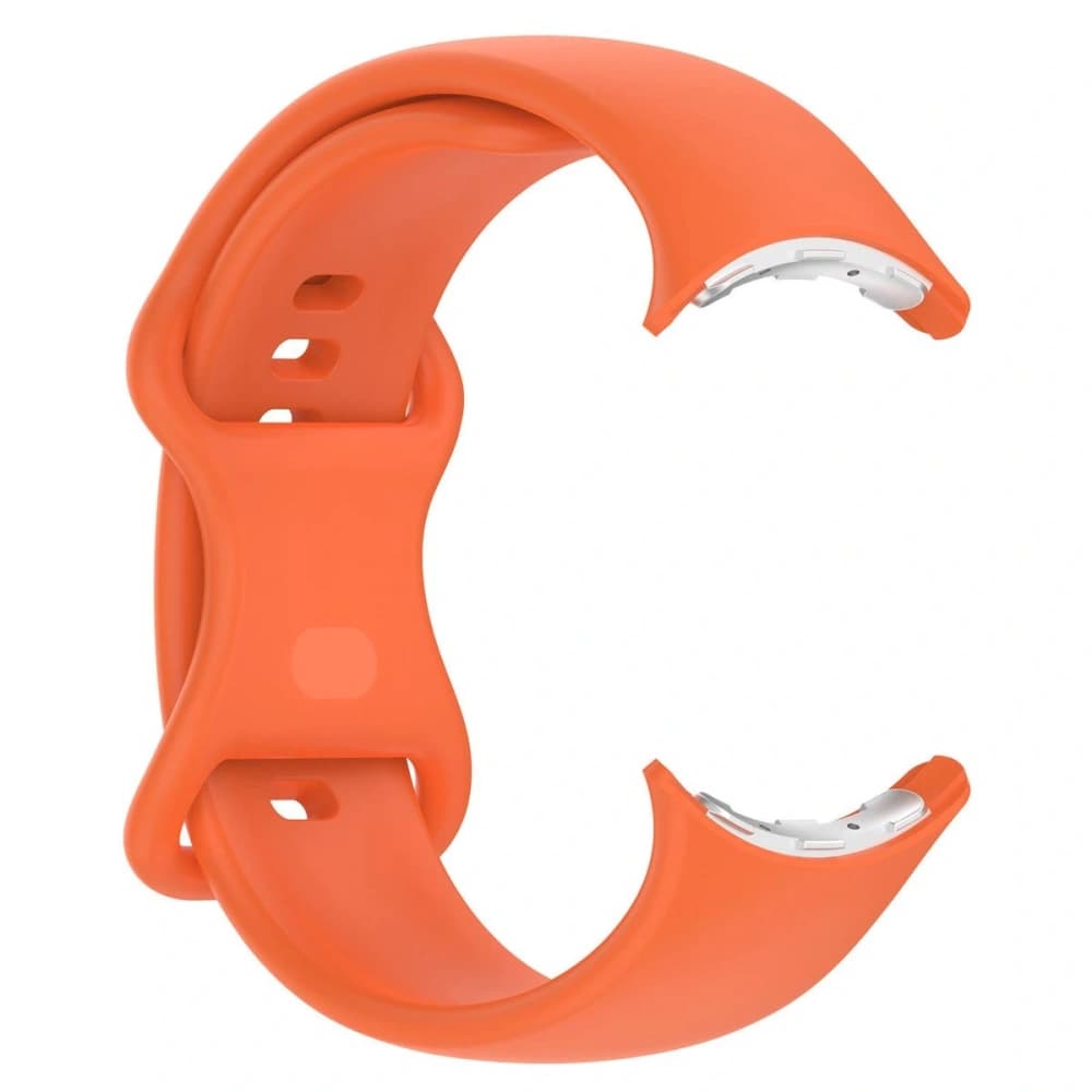 Bizon Strap Uhr Silikon Google Pixel Uhr 3 (45mm) orange - 4