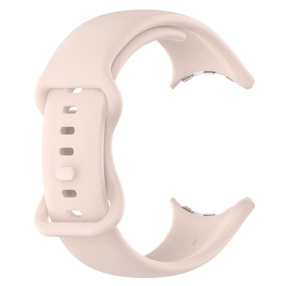 Bizon Strap Uhr Silikon Google Pixel Uhr 3 (45 mm) hellrosa - 3