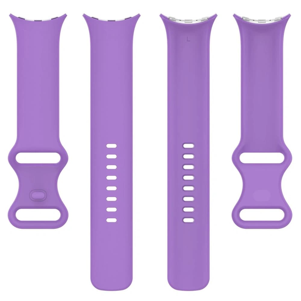 Bizon Strap Uhr Silikon Google Pixel Uhr 3 (45 mm) lila - 5