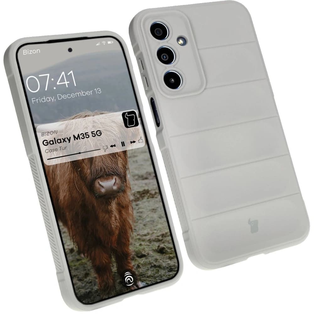 Bizon Case Tur Samsung Galaxy M35 5G light grey - 1