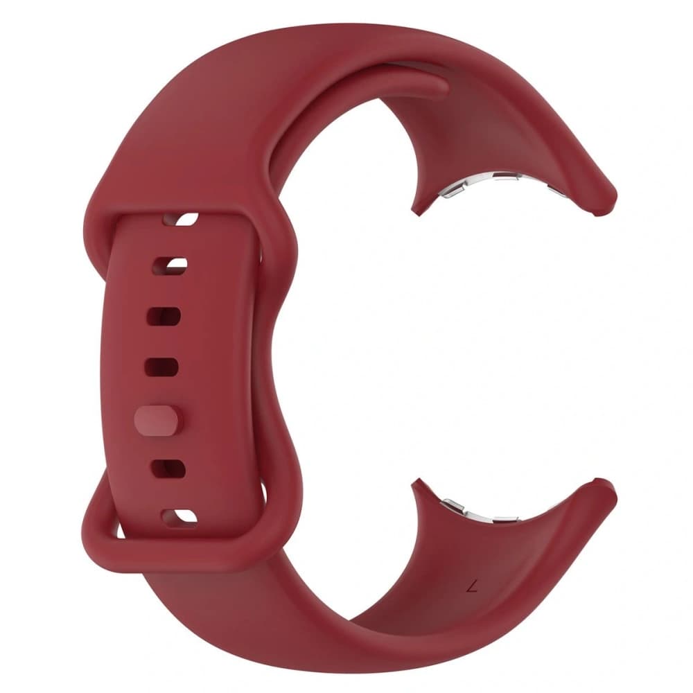 Bizon Strap Watch Silicone Google Pixel Watch 4 / 3 (45mm) carmine - 3