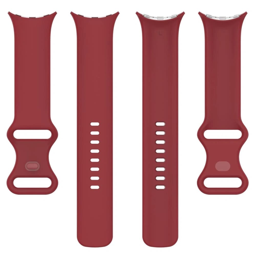 Bizon Strap Watch Silicone Google Pixel Watch 4 / 3 (45mm) carmine - 4