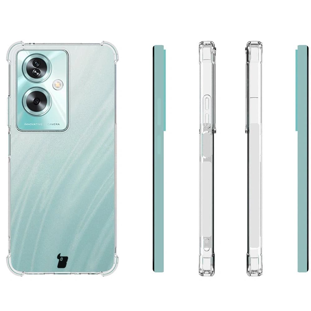 Bizon Case Clear Pack case + 2x screen glass Oppo A79 5G clear - 4