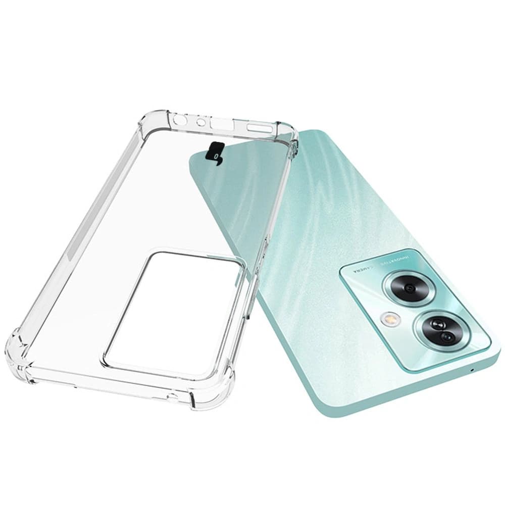 Bizon Case Clear Pack case + 2x screen glass Oppo A79 5G clear - 5