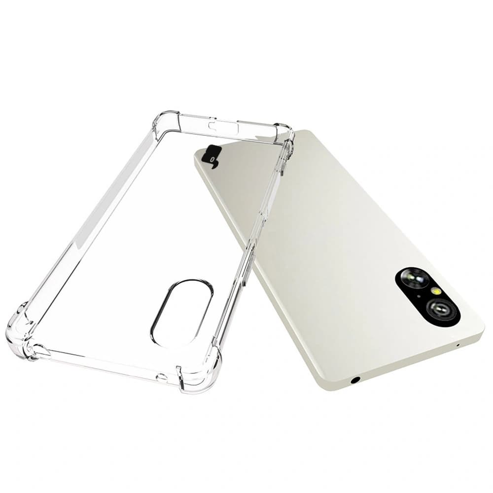 Bizon Case Clear Pack case + 2x tempered glass + lens glass Sony Xperia 5 V - 5