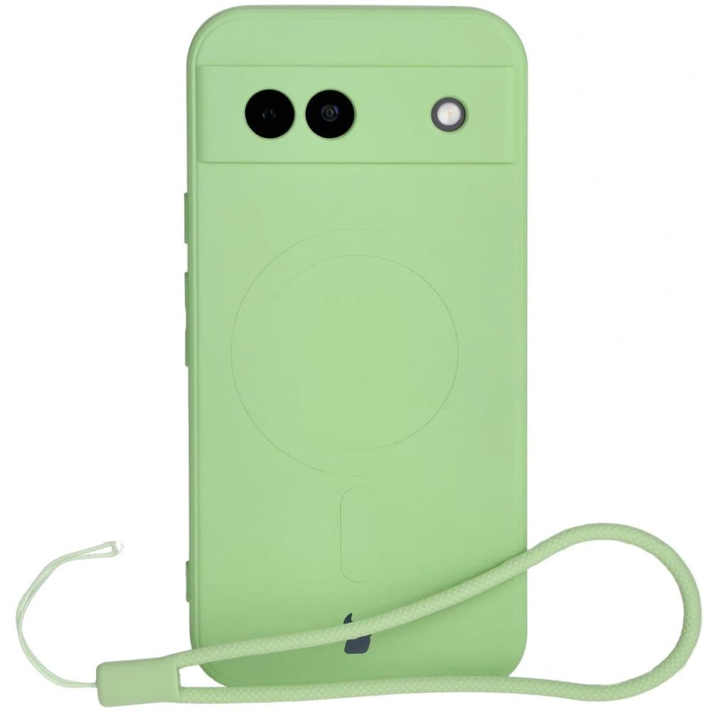 Bizon Case Silikon Magnetic Sq Google Pixel 8a hellgrün - 2
