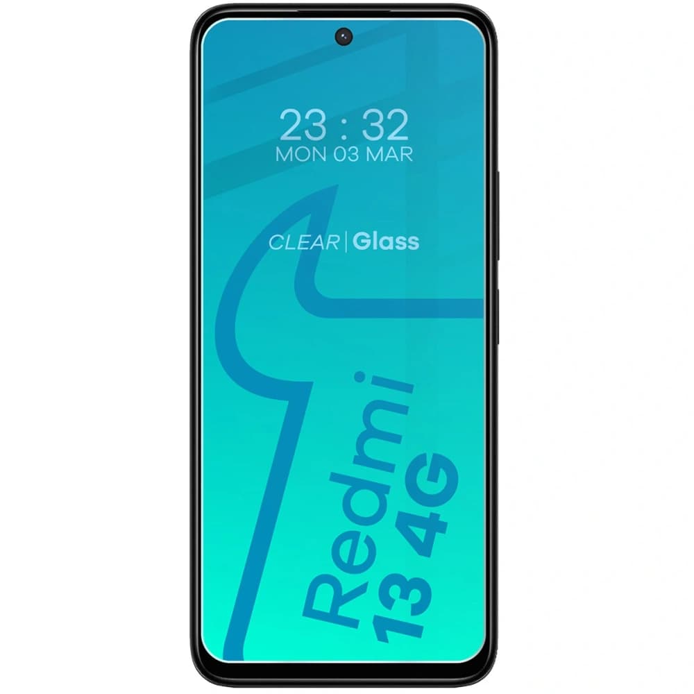 Bizon Edge 2x tempered screen glass with frame + camera glass Xiaomi Redmi 13 4G - 3