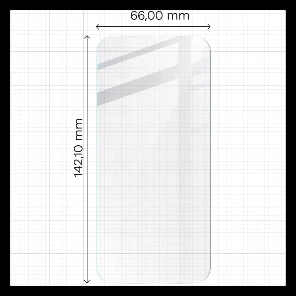 BIZON Clear 3x Glas für Bildschirm + Kameraglas Apple iPhone 16 - 2