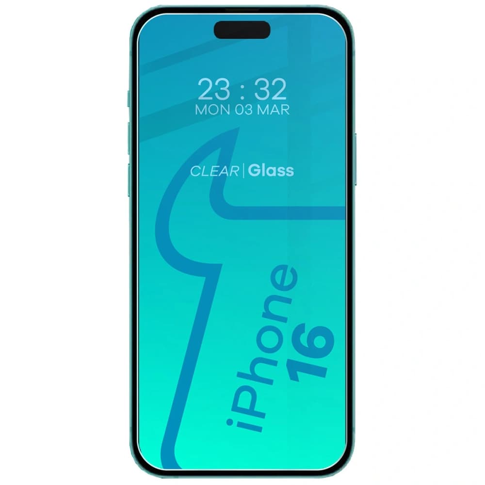 BIZON Clear 3x Glas für Bildschirm + Kameraglas Apple iPhone 16 - 3