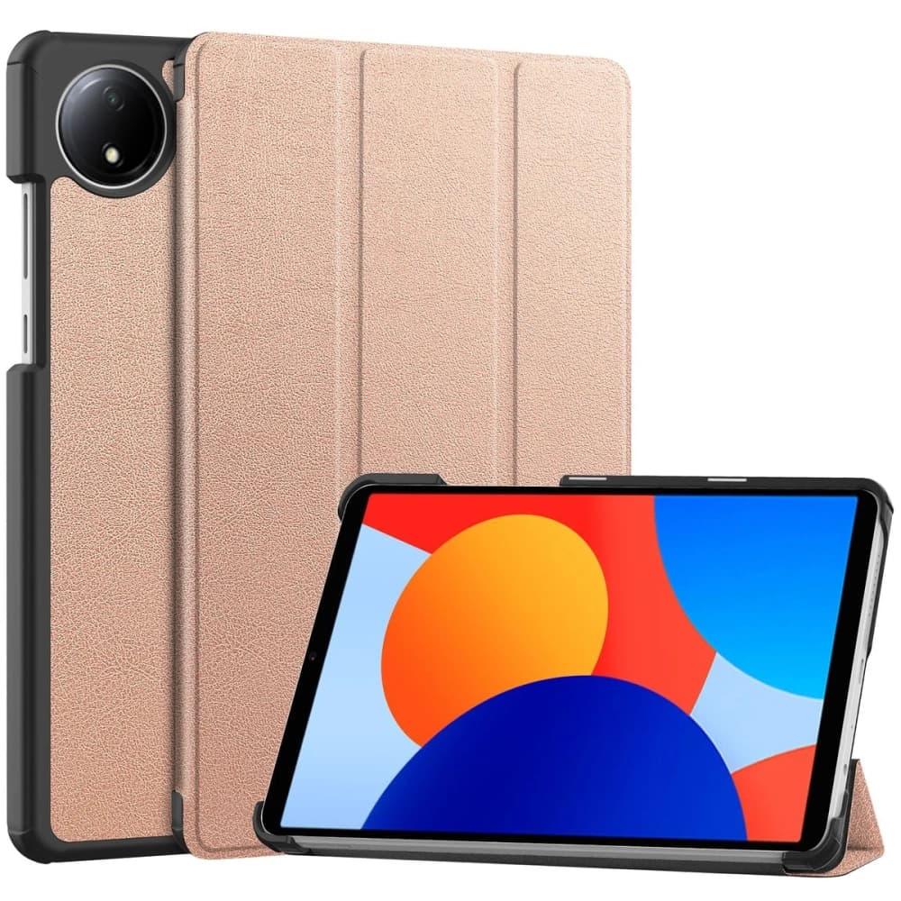 Bizon Case Tab Croc Xiaomi Redmi Pad SE 8.7 Roségold - 1