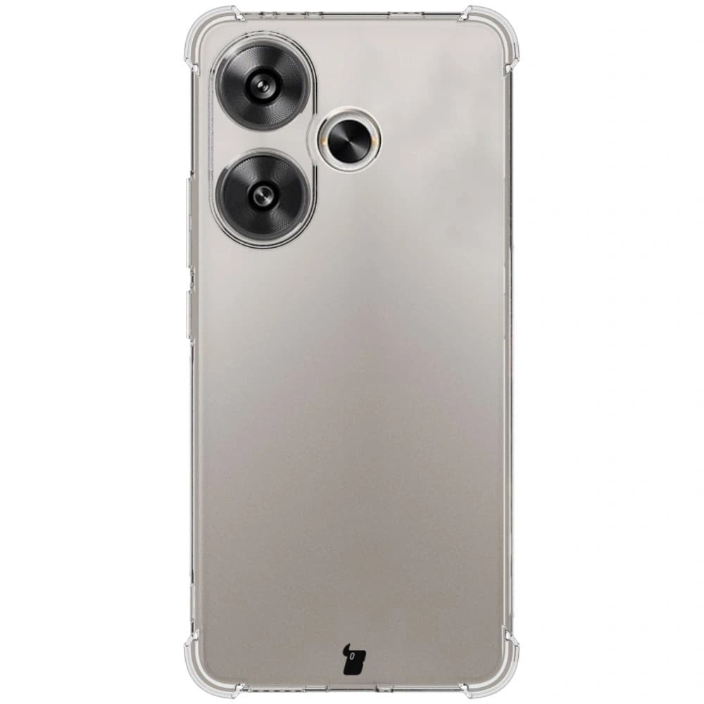 Bizon Case Clear Pack Hülle + 2x Schutzglas Xiaomi Poco F6 klar - 2