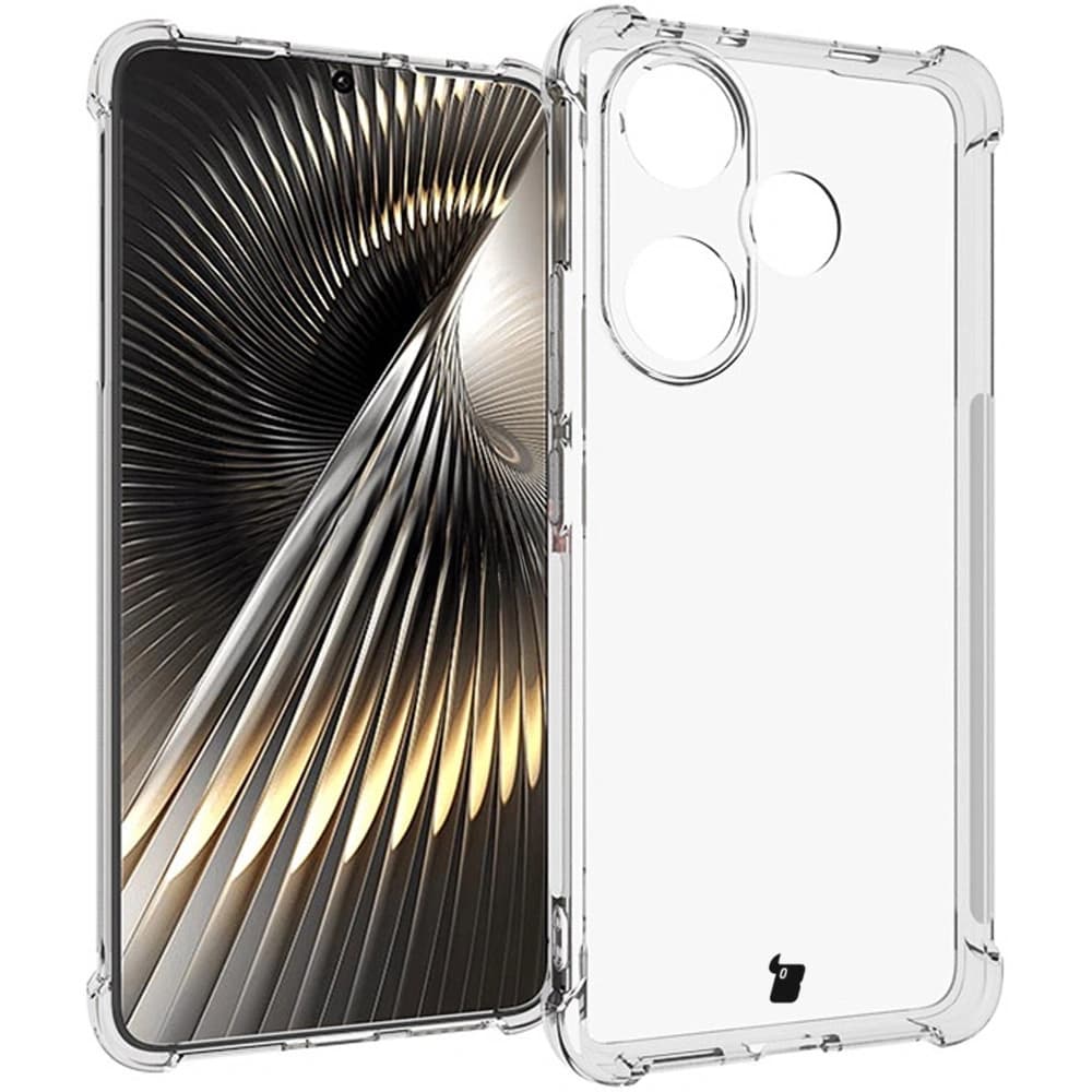 Bizon Case Clear Pack Hülle + 2x Schutzglas Xiaomi Poco F6 klar - 3