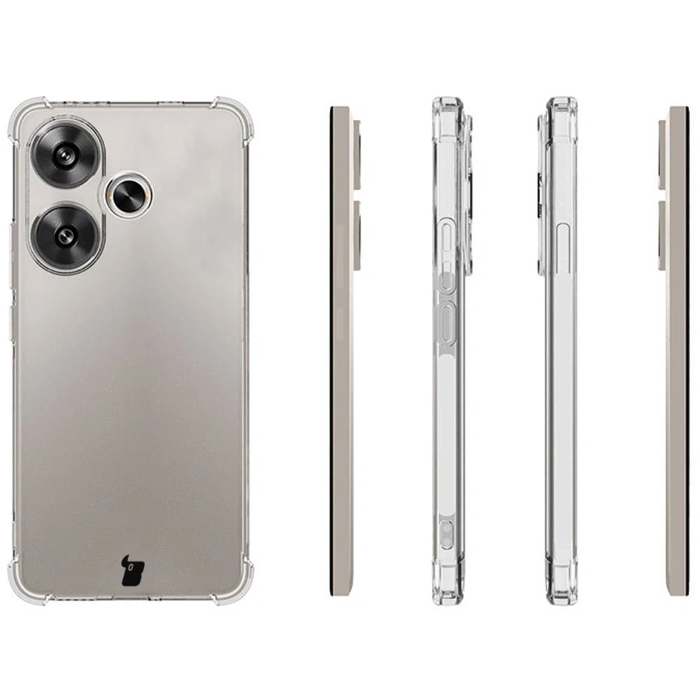 Bizon Case Clear Pack Hülle + 2x Schutzglas Xiaomi Poco F6 klar - 4