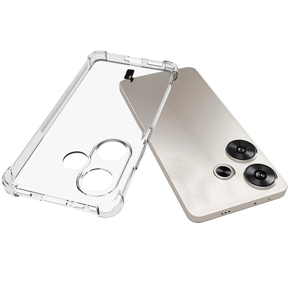 Bizon Case Clear Pack Hülle + 2x Schutzglas Xiaomi Poco F6 klar - 5