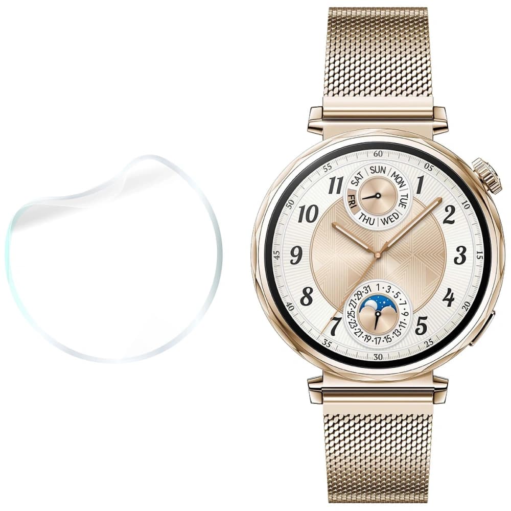 Bizon Glas Uhr Hydrogel Huawei Uhr GT 5 (41mm) [2 PACK] - 4