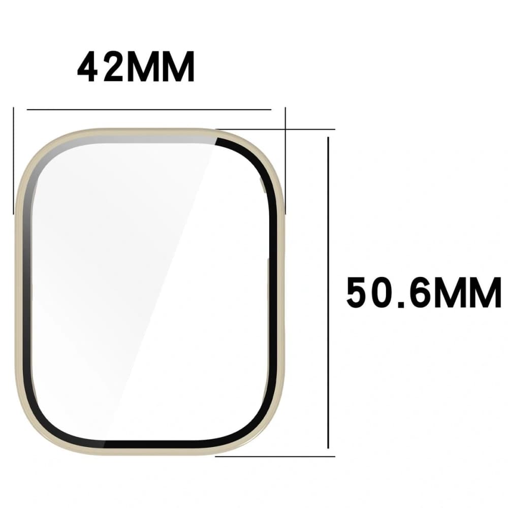 Bizon Case+Glass Watch Xiaomi Redmi Watch 5 Lite beige - 2