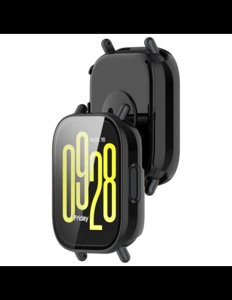 Bizon Case+Glass Uhr Xiaomi Redmi Watch 5 Lite schwarz