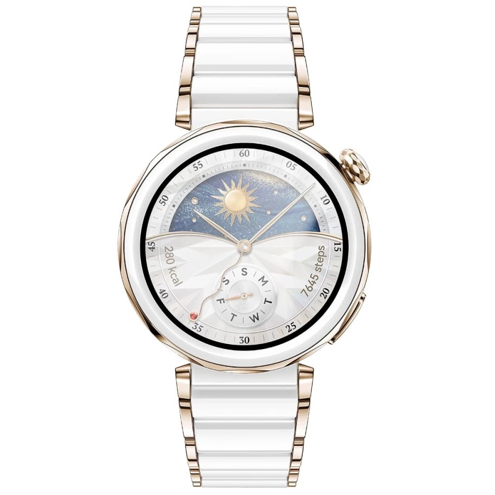 Bizon Glas Uhr Edge Hybrid Huawei Uhr GT 5 Pro 42 mm schwarz - 2