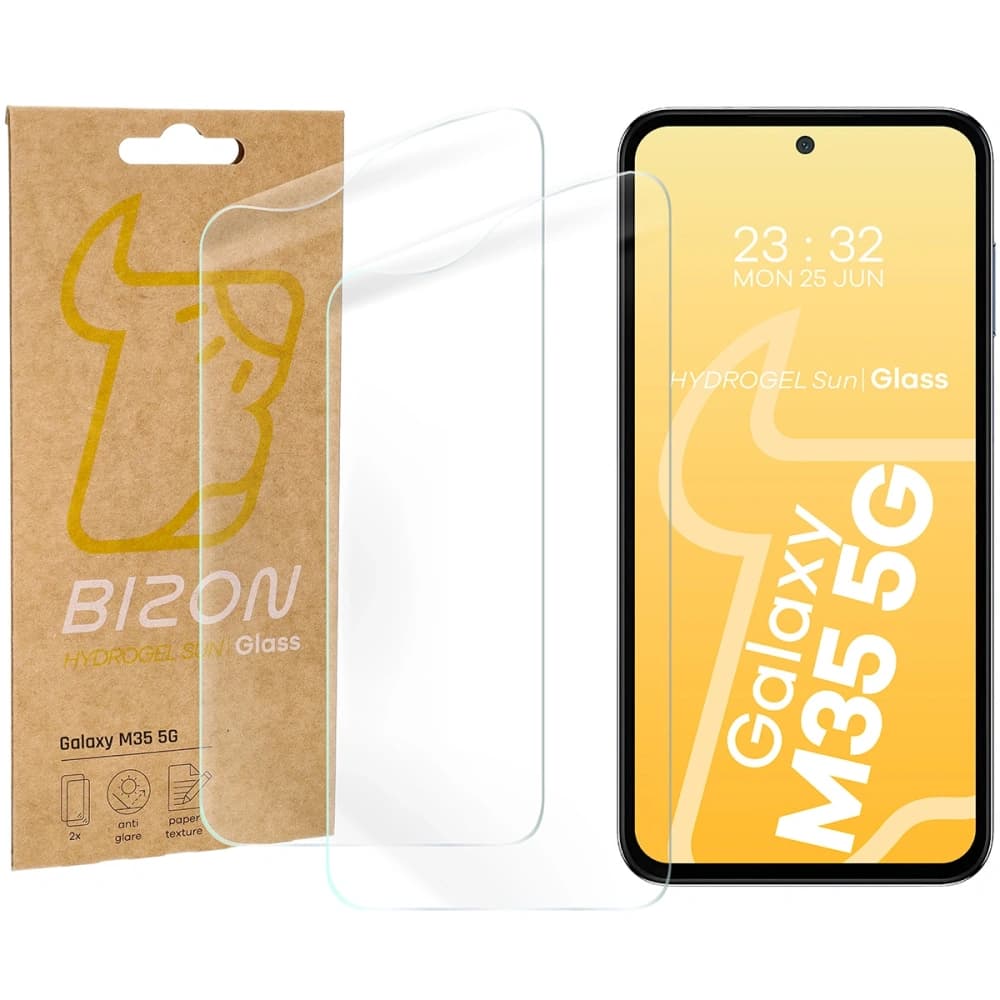 Bizon Glass Hydrogel Sonne Samsung Galaxy M35 5G [2 PACK] - 1