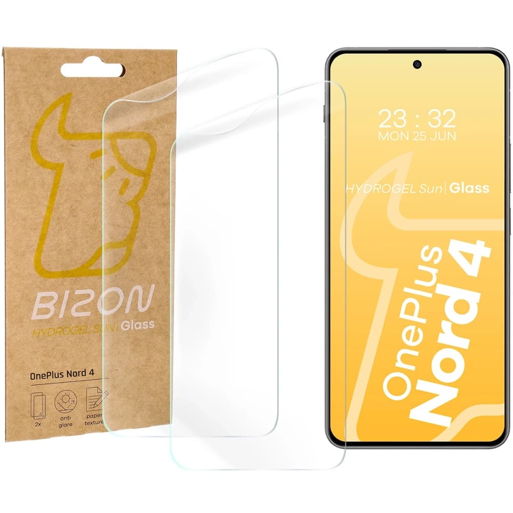 Bizon Glass Hydrogel Sun OnePlus Nord 4 [2 PACK] - 1