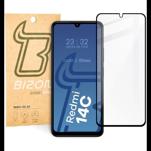 Bizon Glass Edge 2 Xiaomi Redmi 14C 4G / POCO C75 black