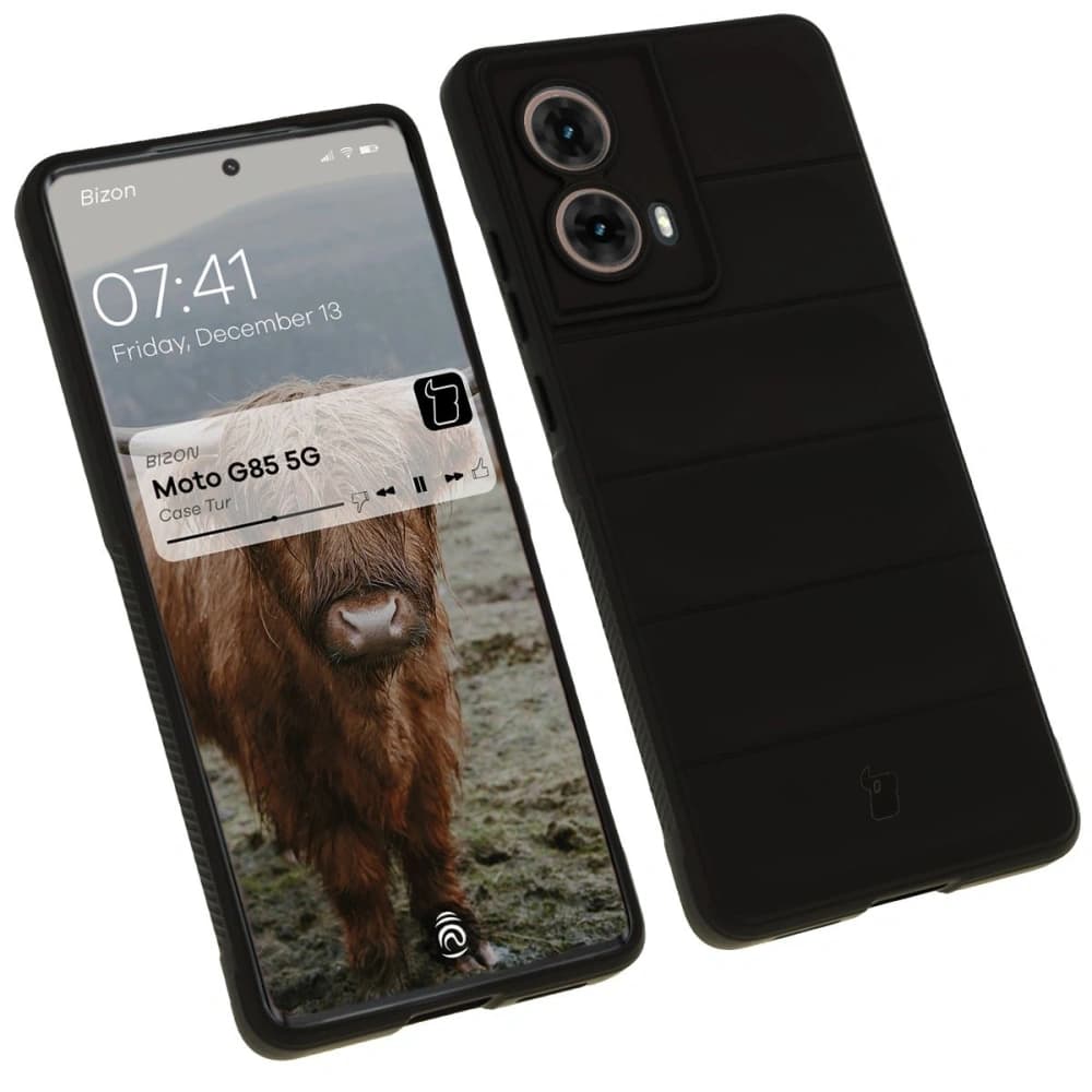 Bizon Case für Motorola Moto G85 5G schwarz - 1