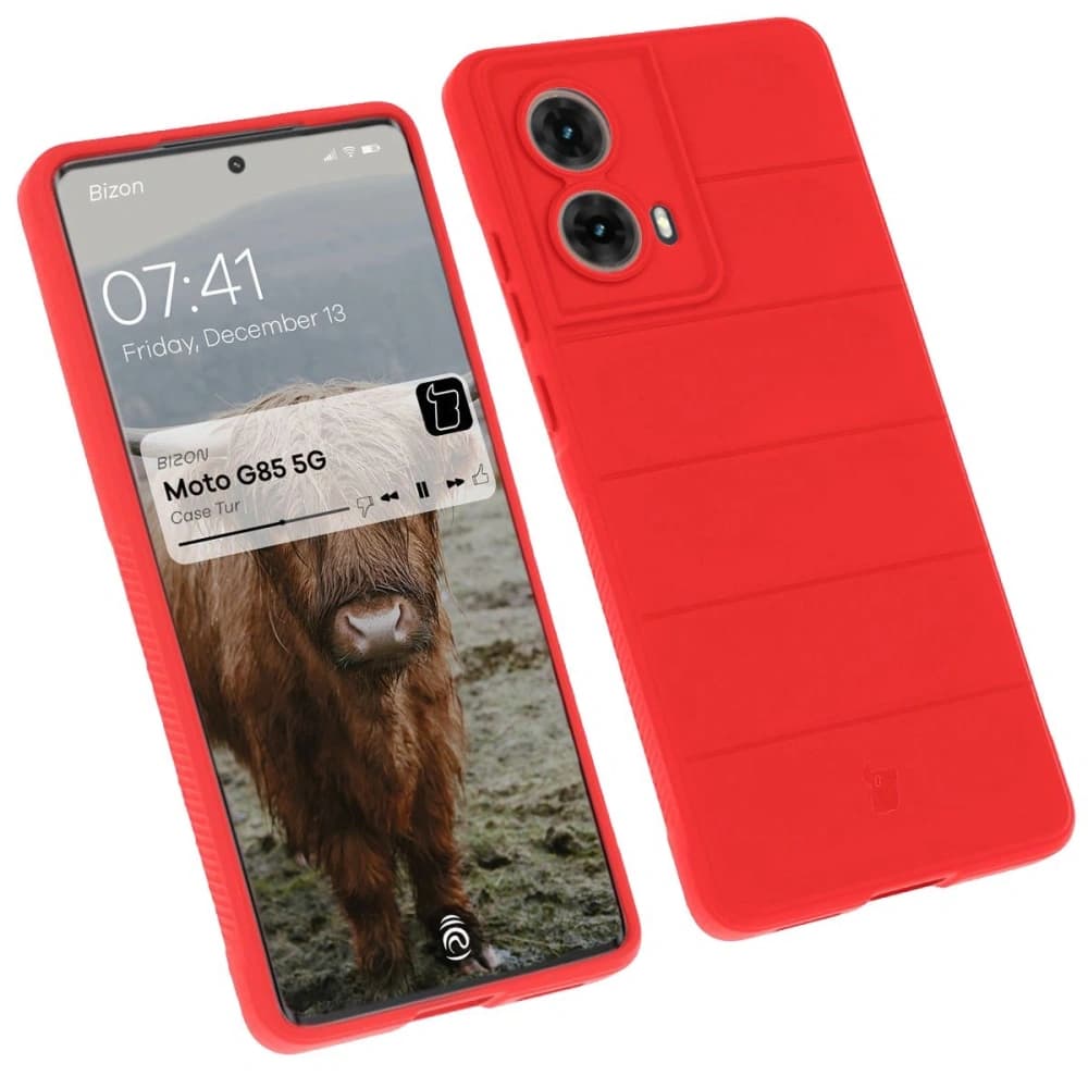 Bizon Case Tur Motorola Moto G85 5G red - 1