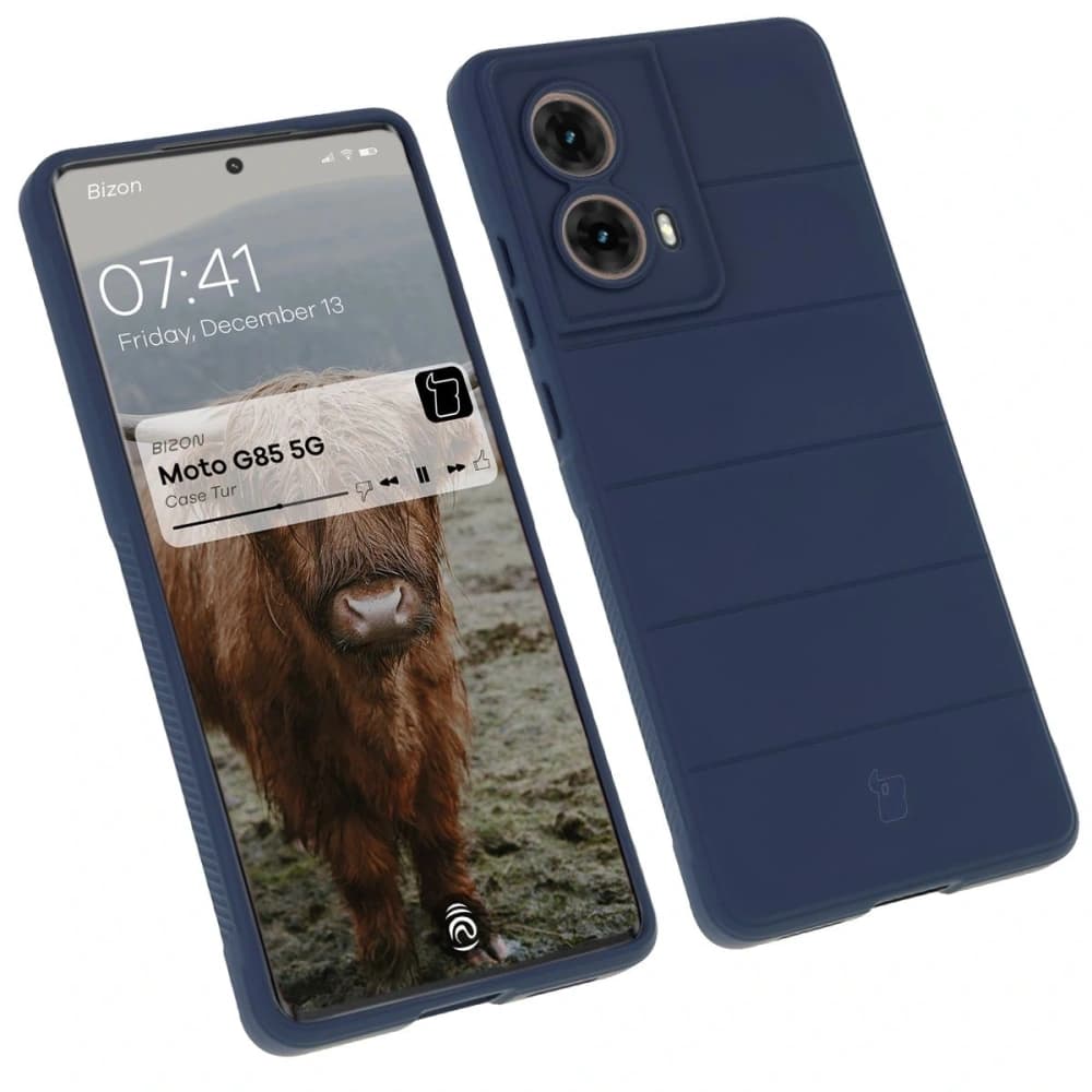 Bizon Case Tur Motorola Moto G85 5G navy blue - 1