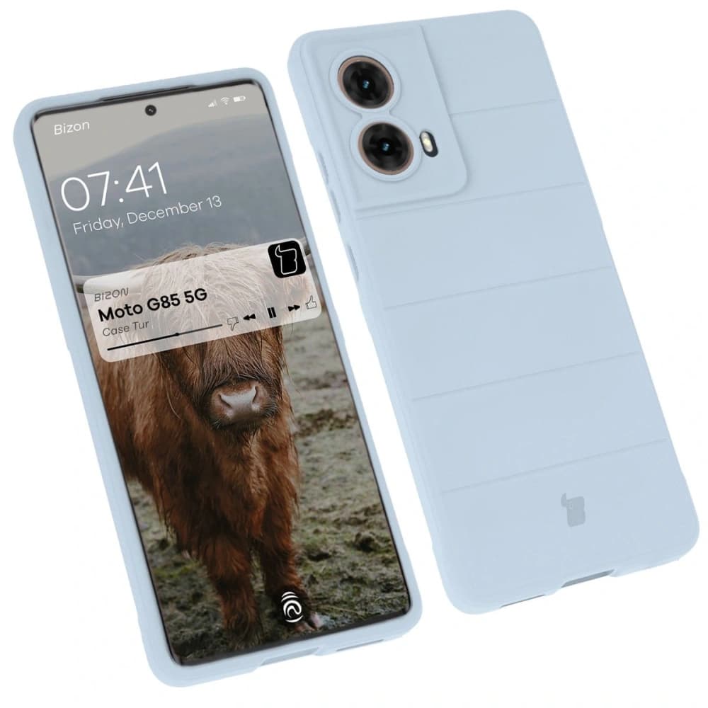 Bizon Case Tur Motorola Moto G85 5G light blue - 1