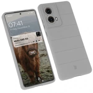 Bizon Case Tur Motorola Moto G85 5G light grey