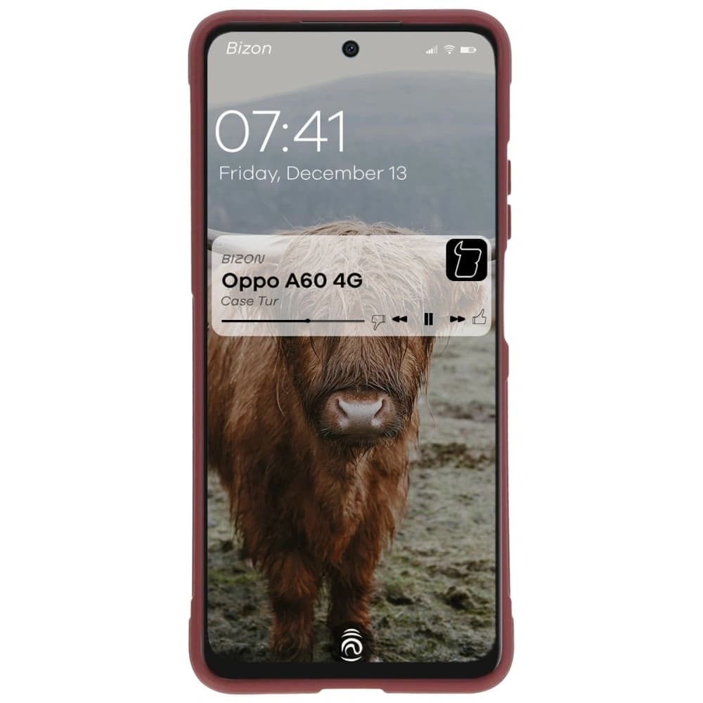 Bizon-Hülle für Oppo A60 4G dunkel lila - 5
