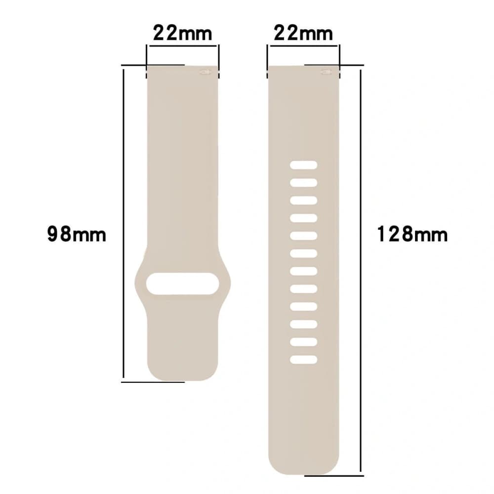 Bizon Strap Uhr Silikon Xiaomi Redmi Watch 5 Lite / 5 Active beige - 2