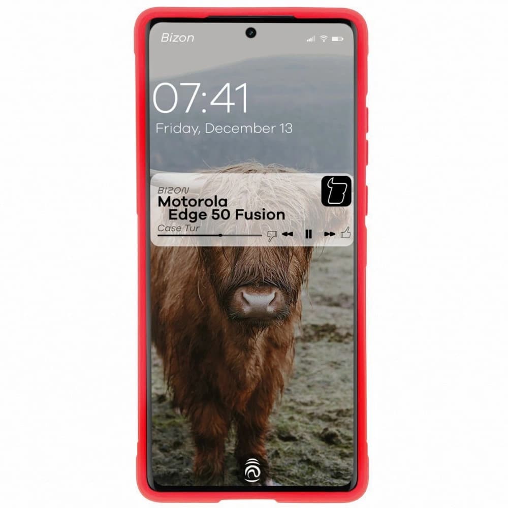 Bizon Case Tur Motorola Edge 50 Fusion red - 5