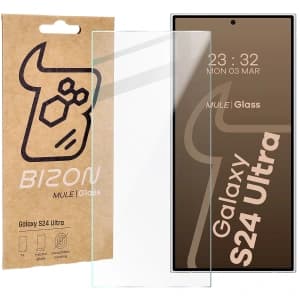 Elastyczne szkło hybrydowe Bizon Glass Mule do Samsung Galaxy S24 Ultra
