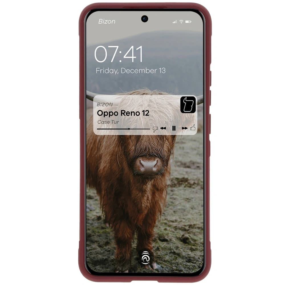 Bizon Case für Oppo Reno 12 dunkel lila - 5