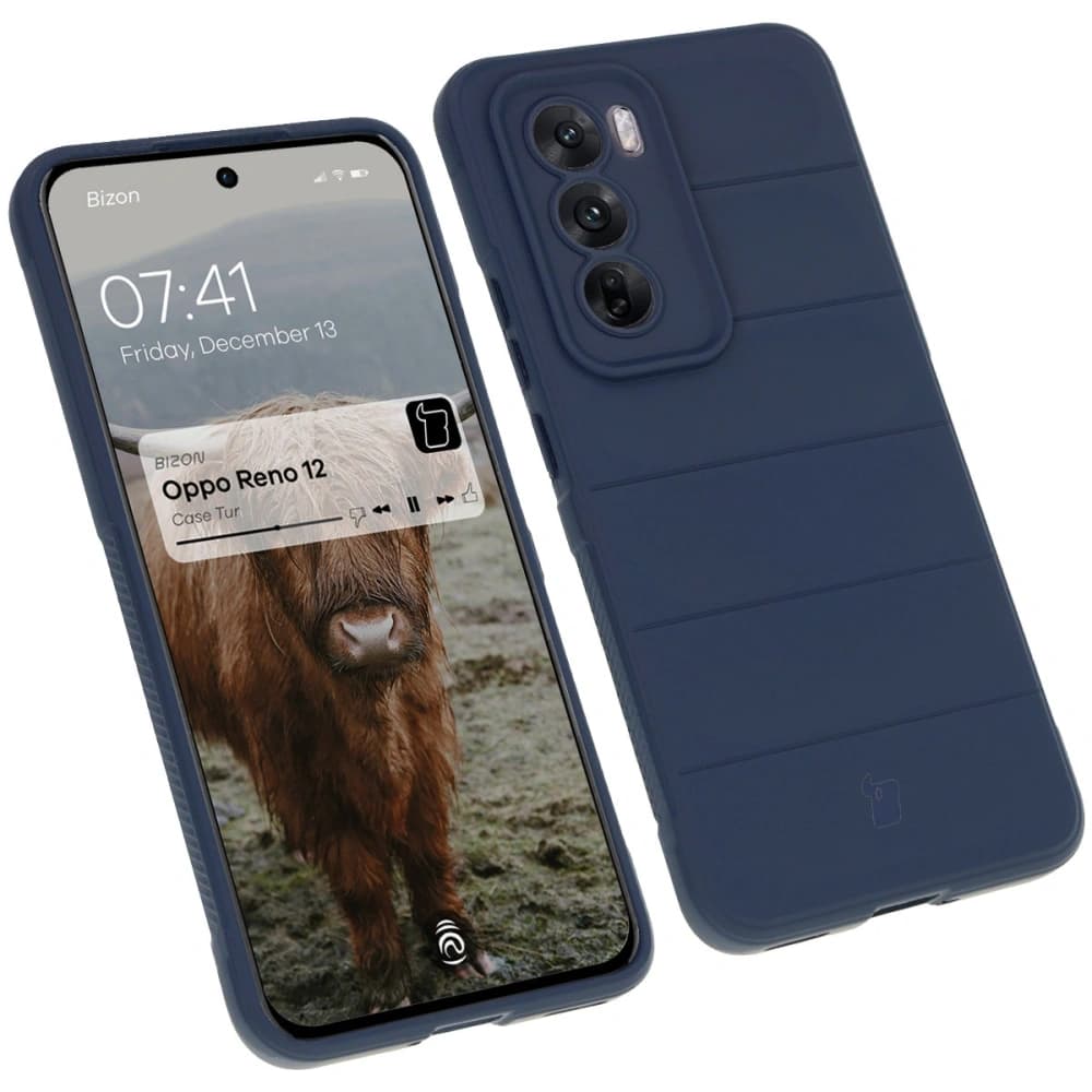 Bizon Case Tur Oppo Reno 12 navy blue - 1
